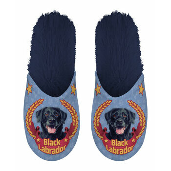 Chaussons Labrador noir médaillé