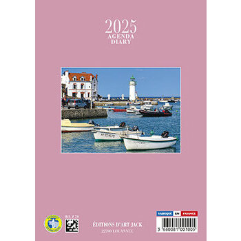 Agenda de poche Bretagne Maison Fleurie Agapanthe 2025