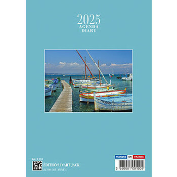  Agenda de poche 2025 Côte d'Azur Calanque Provence