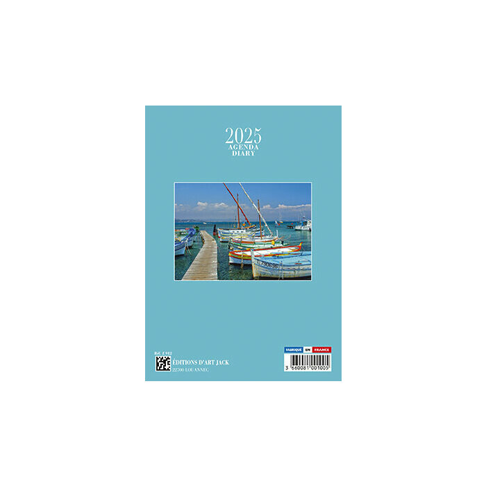 Agenda de poche 2025 Calanque côte azur