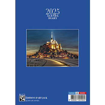 Agenda de poche Normandie Mont Saint Michel 2025