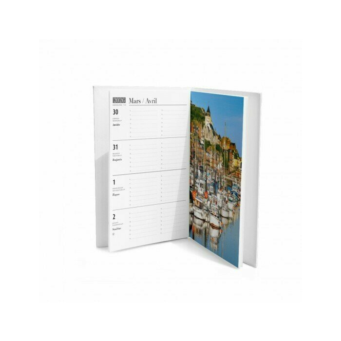 Agenda de poche Normandie Mont Saint Michel 2026 Agenda de Poche papier 2026 Mont Saint Michel