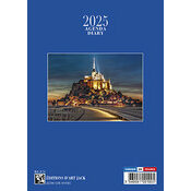 Agenda de poche 2025 Mont saint michel la nuit