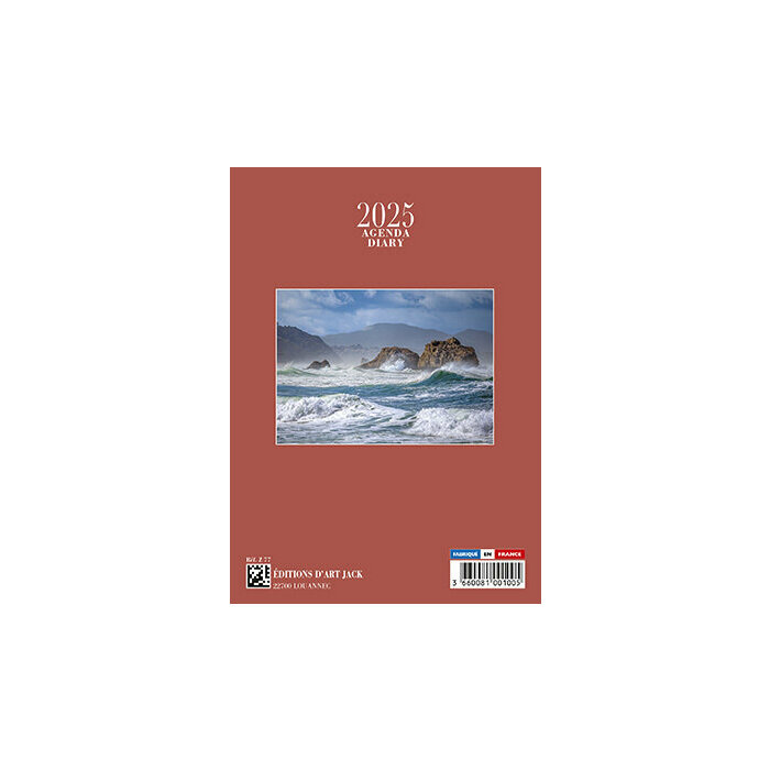 Agenda de poche 2025 Cte Basque Biarritz