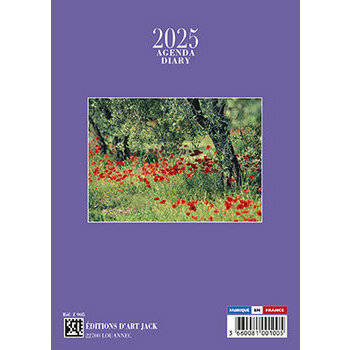 Agenda de poche Provence Abbaye de Senanque 2025
