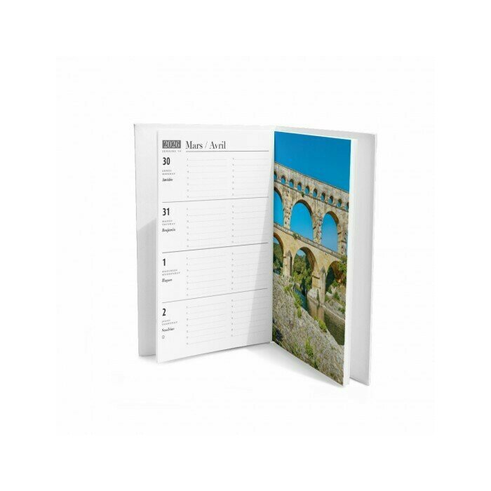 Agenda de poche Provence Champ de Lavande 2026 Agenda papier de poche 2026 Champ Lavande Provence