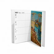 Agenda de poche Art Van Gogh 2026 Agenda de poche papier 2026 Van Gogh Terrasse du café le soir