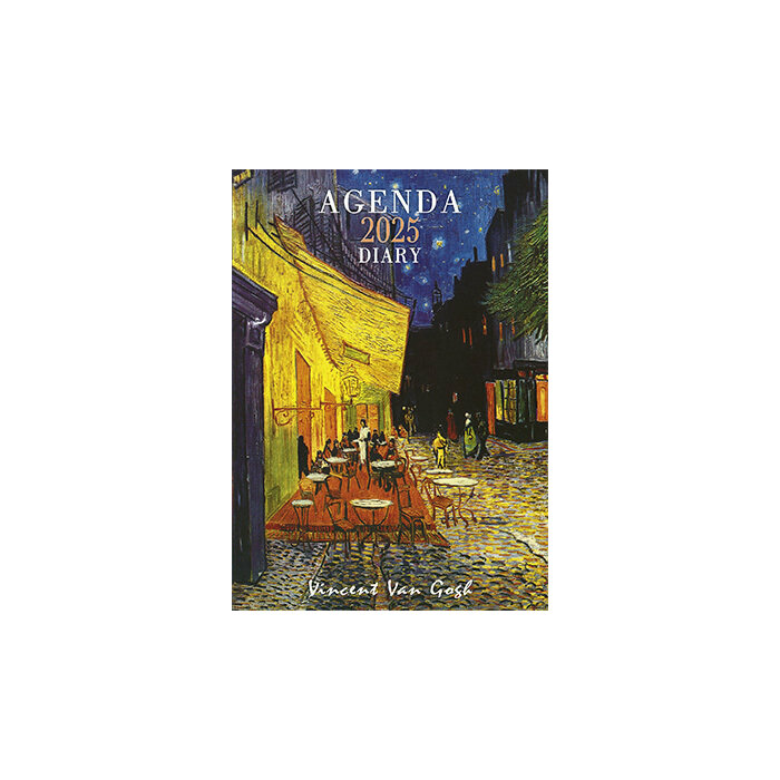 Agenda de poche 2025 Van Gogh Terrasse du café le soir