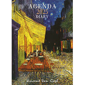 Agenda de poche 2025 Van Gogh Terrasse du café le soir