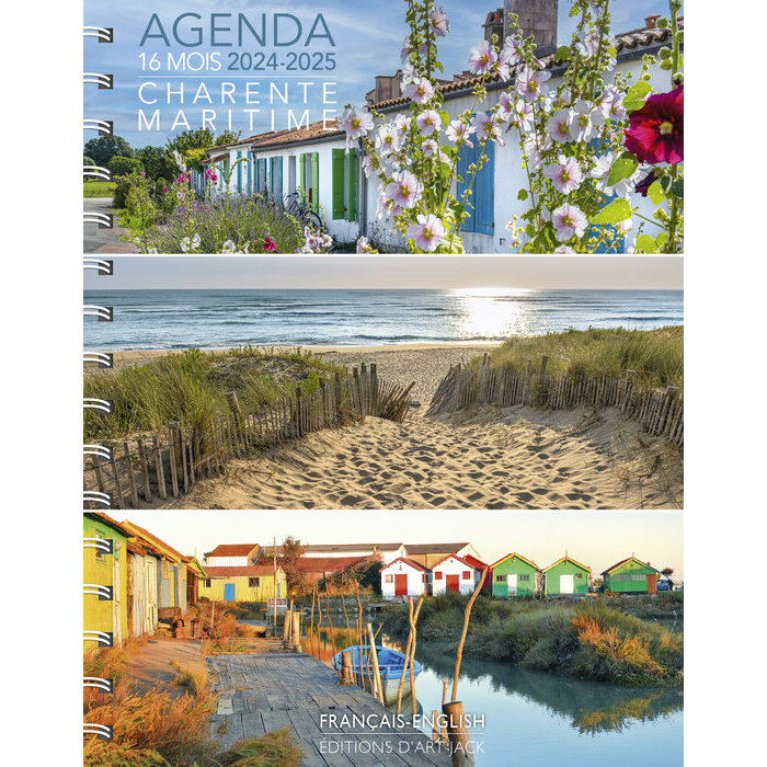 Agenda spirale 2025 Charente Maritime maison