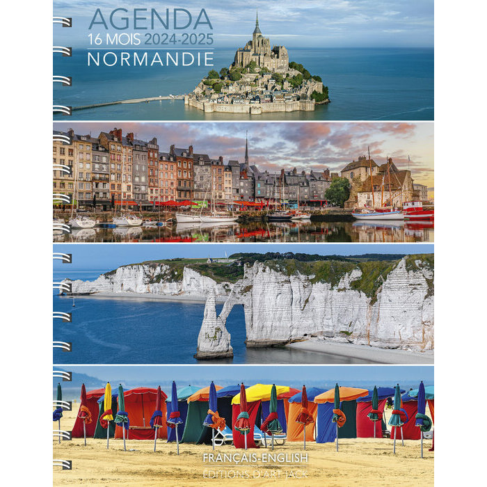 Agenda Spirale 2025 Normandie Mont saint Michel etretat