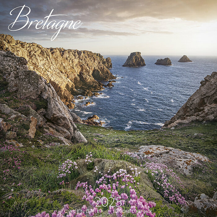 Calendrier Mural 2025 Bretagne cote phare