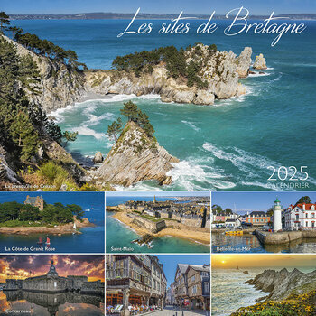 Calendrier 2025 Les plus beaux sites de Bretagne