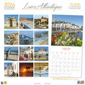 Calendrier mural 2026 Loire Atlantique port plage