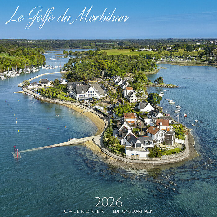 Calendrier Mural 2026 Ile du Golfe du Morbihan