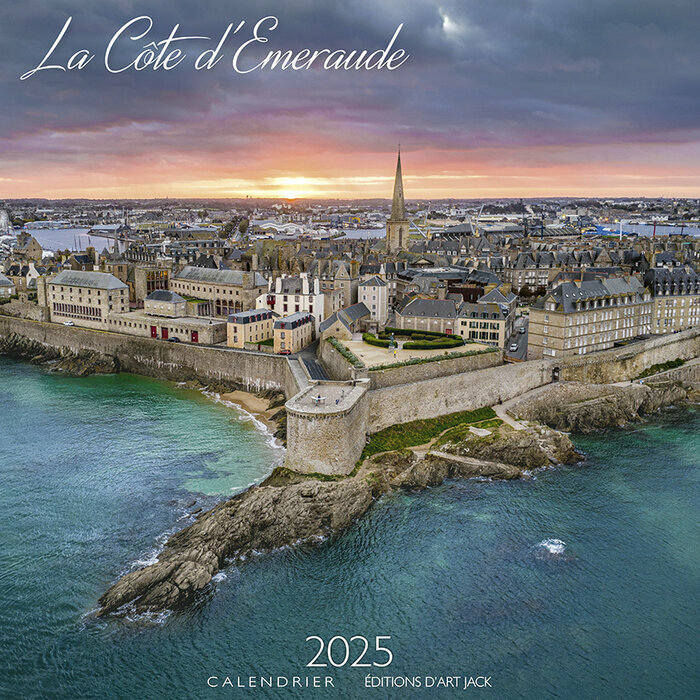 Calendrier Mural 2025 Cte d'Emeraude Saint Malo