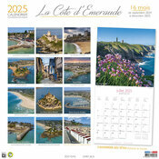 Calendrier Mural 2025 Cte D'Emeraude