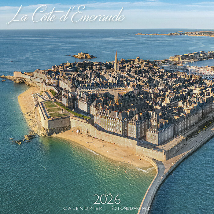 Calendrier Mural 2026 Cte d'Emeraude Saint Malo