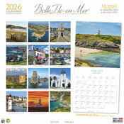 Calendrier papier 2026 Belle Ile en Mer
