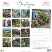 Calendrier Papier 2026 Maison Bretonne