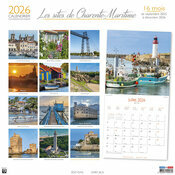 Calendrier Mural 2026 Charente Maritime