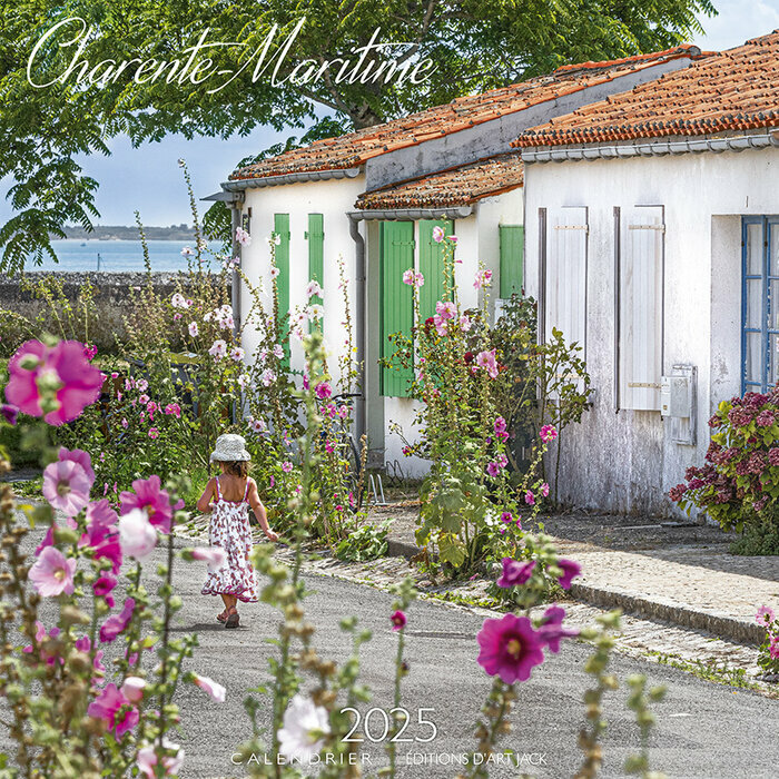 Calendrier Mural 2025 Charente Maritime maison ile de ré