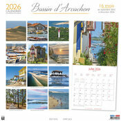 Calendrier Mural 2026 Bassin D'Arcachon