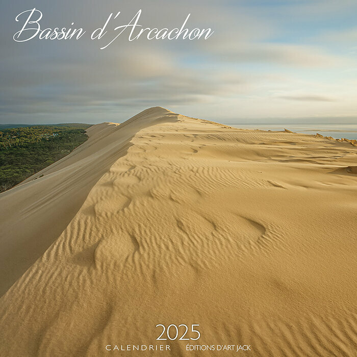 Caendrier Mural 2025 Arcachon Dune du Pilat