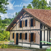 Calendrier papier chevalet Landes 2026