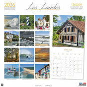Calendrier Mural 2026 Les Landes