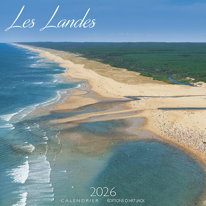 Calendrier Mural 2026 Les Landes Courant d'Huchet
