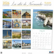 Calendrier Mural 2026 Normandie