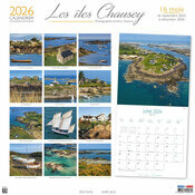 Calendrier Mural 2026 Les iles Chausey