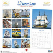Calendrier Mural 2026 L'hermione