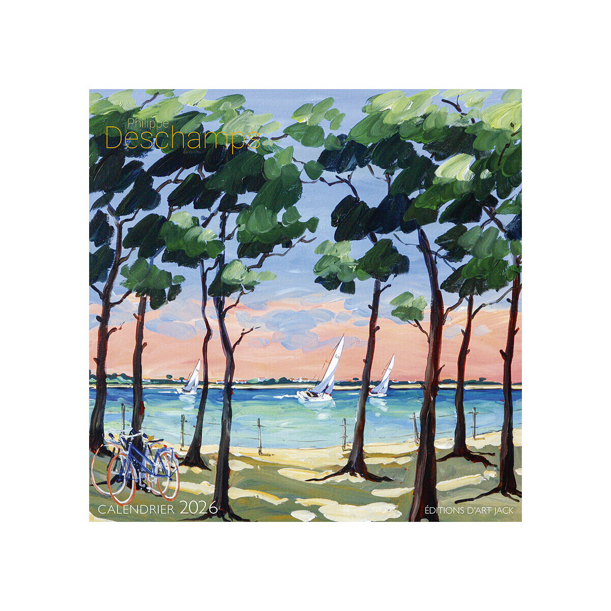 calendrier Charente l'ile de ré par Phlippe Deschamps 2025