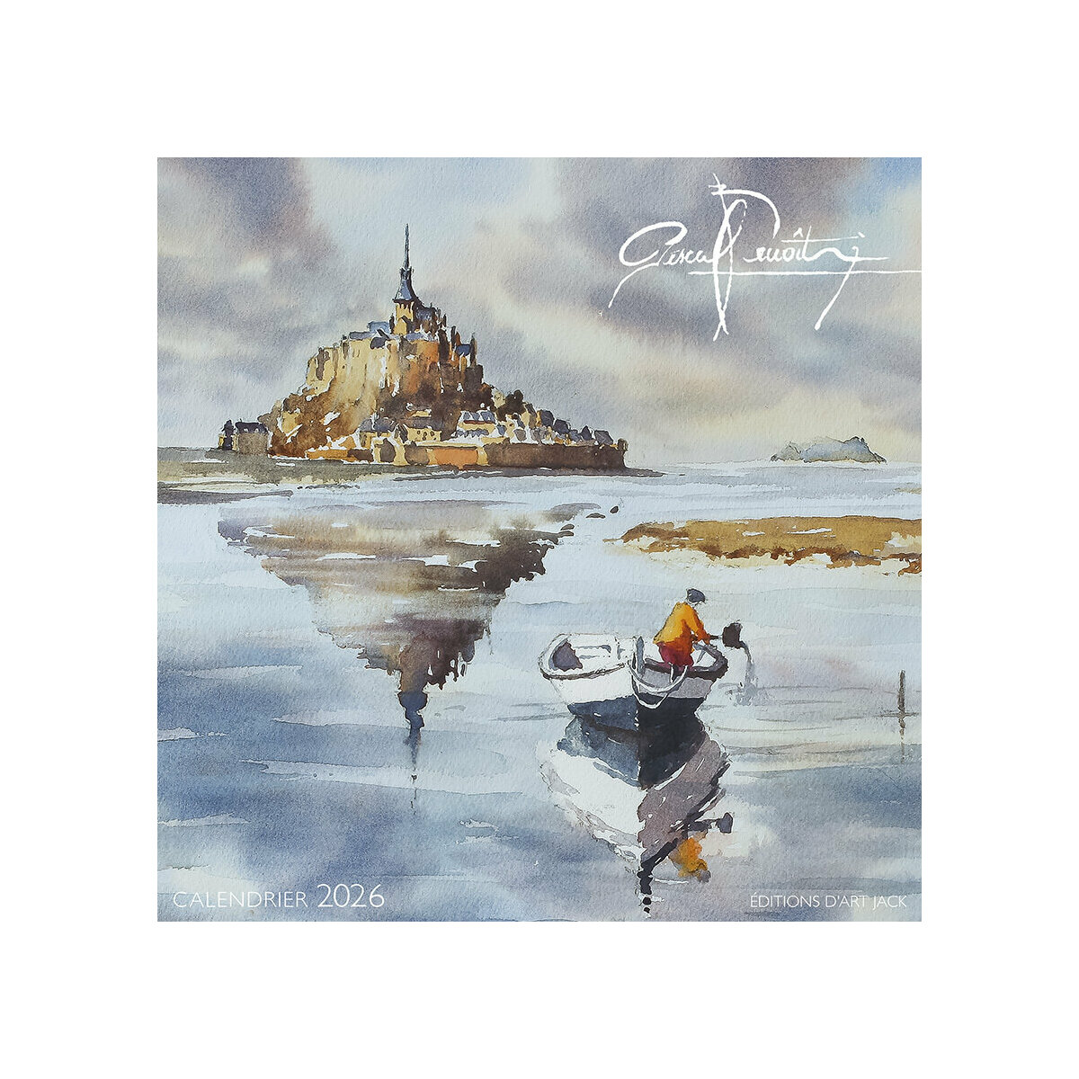 calendrier mural 2025 Pascal Benoit Normandie Mont Saint Michel