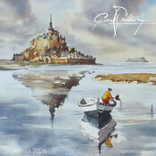 Calendrier Mural 2026 Normandie Mont Saint Michel