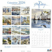 Calendrier mural 2026 normandie 