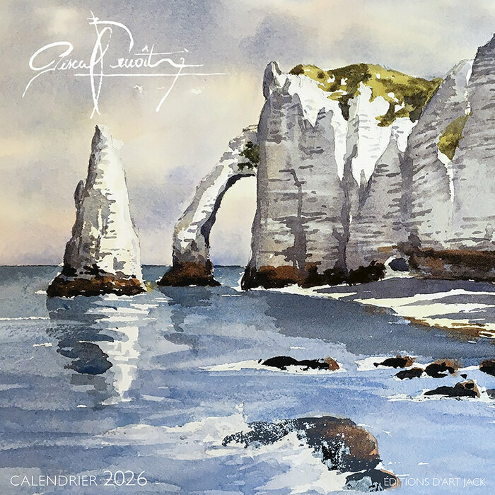 Calendrier Mural 2026 Normandie Etretat