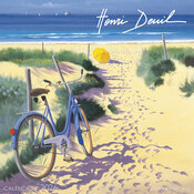Calendrier Mural 2026 Henri Deuil Plage vélo