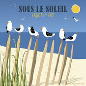 Calendrier Mural 2026 Dessin vacances moderne