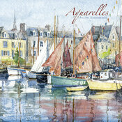 Calendrier 2026 Aquarelle voilier Vanderbergue