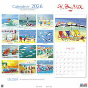 Calendrier Mural 2026 Cambier aquarelle