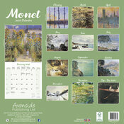Calendrier 2025 Monet oeuvres
