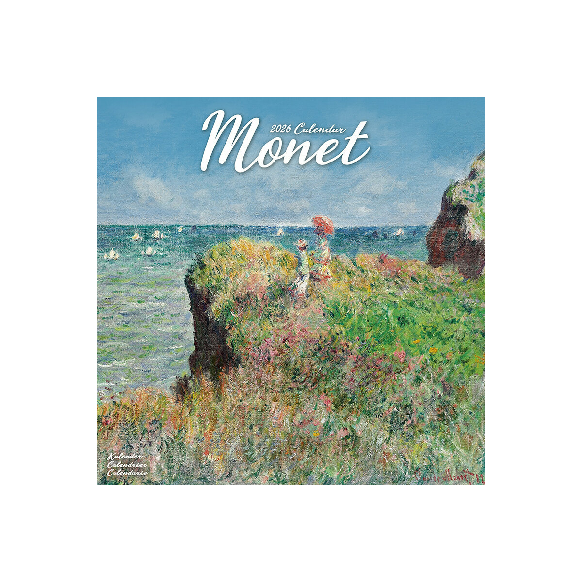 Calendrier Mural 2025 Artiste Impressionniste Claude Art