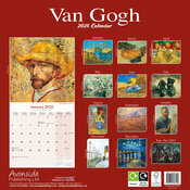 Calendrier 2026 mural Van Gogh Fleurs