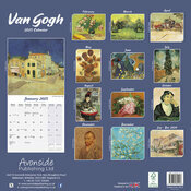 Calendrier 2025 Oeuvre Van Gogh