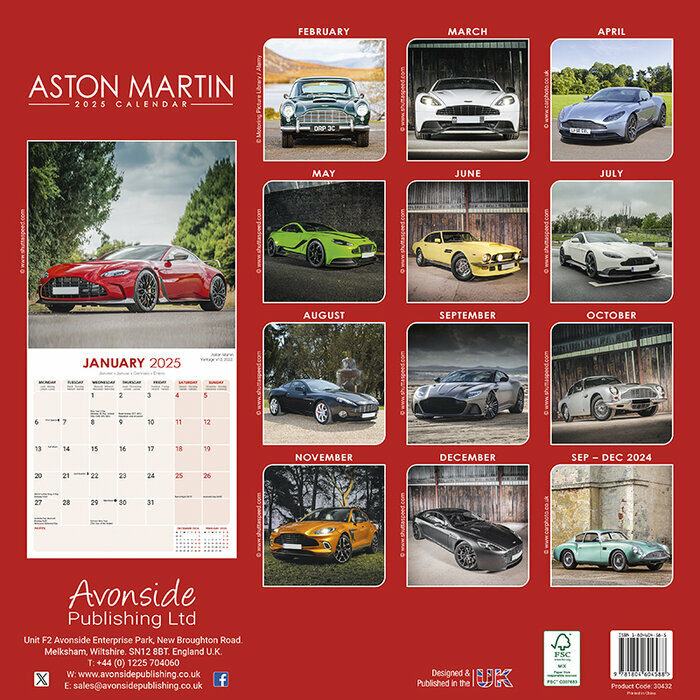 Calendrier 2025 Aston Martin