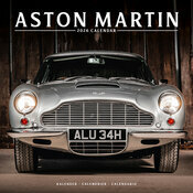 Calendrier 2026 mural Aston Martin grise