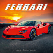 Calendrier 2025 Voiture Ferrari Rouge